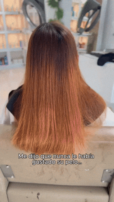 antes y despues hairstyle 